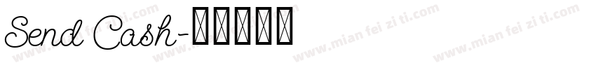 Send Cash字体转换